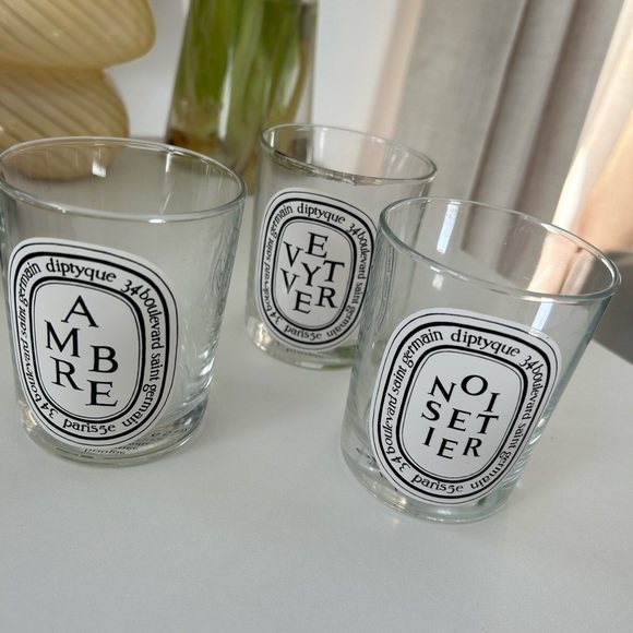 diptyque Accents Diptyque Empty Candle Jars Set Of 3 Poshmark